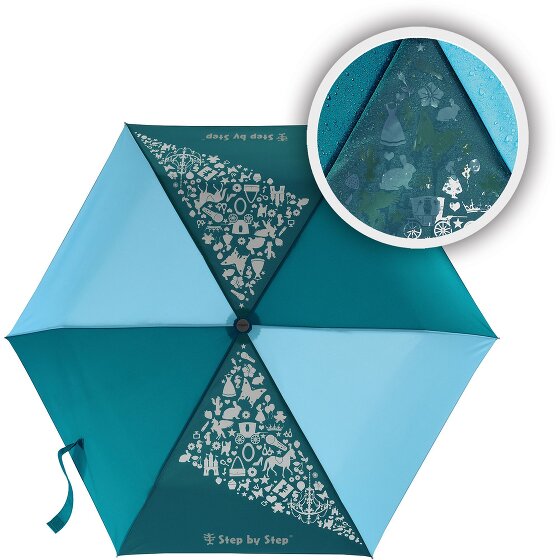 Step by Step Magic Rain Effect children pocket umbrella 22.5 cm