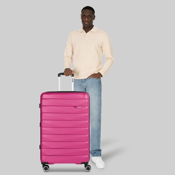 Bench Paris 4 wheels Trolley L 76 cm with expansion pleat