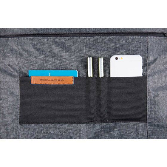 Piquadro Blue Square Briefcase III leather 39 cm laptop compartment