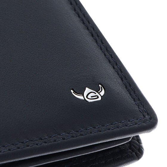 Golden Head Polo Wallet RFID protection Genuine Leather 9 cm