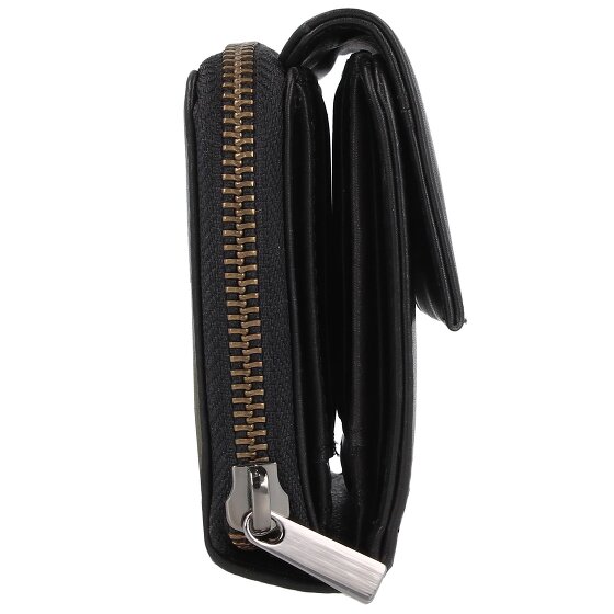 Greenland Nature Black Nappa Wallet RFID protection Leather 13 cm Greenland Nature Black Nappa Wallet RFID protection Leather 13 cm