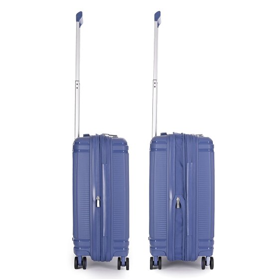 Stratic Straw T 4 wheels Cabin trolley S 54 cm with expansion pleat