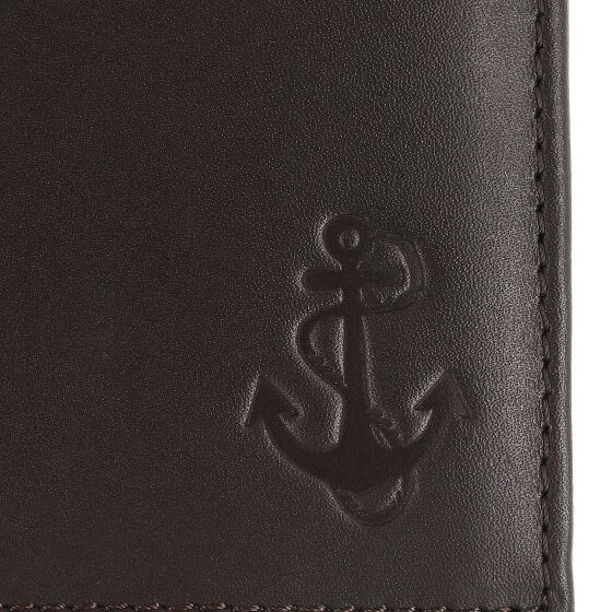 oxmox Leather Wallet RFID protection Genuine Leather 10 cm