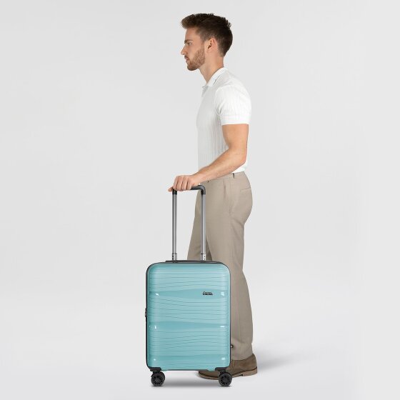 d&n Travel Line 4300-Plus 4 wheels Cabin trolley S 55 cm with expansion pleat
