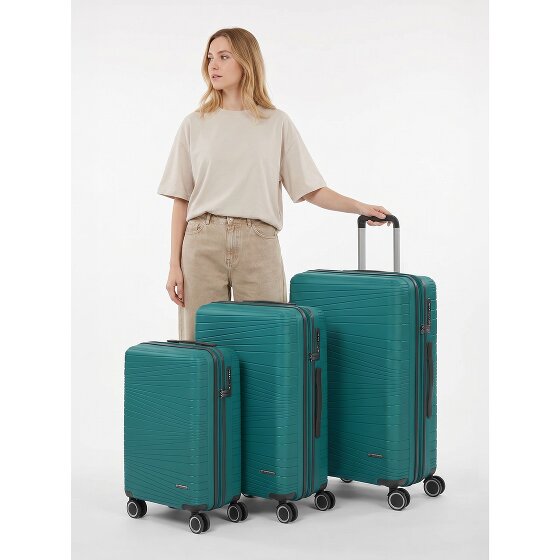 Franky Dallas 3.0 4-wheel suitcase set 3-piece with expansion fold