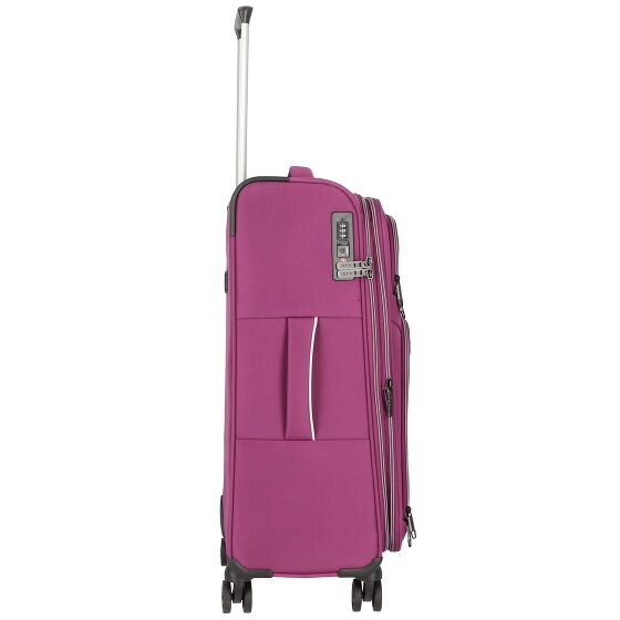 d&n Travel Line 9204 4 wheels Trolley M 66 cm with expansion pleat