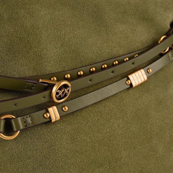 PINKO Belt Bag Big Shoulder Bag Leather 40 cm