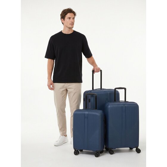 Travelite Air Stripe 4 wheels Suitcase set 3-piece Expandable