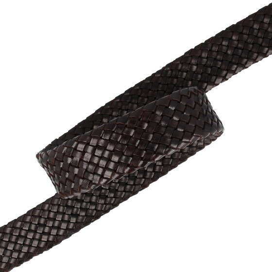 Aigner Business braided belt leather