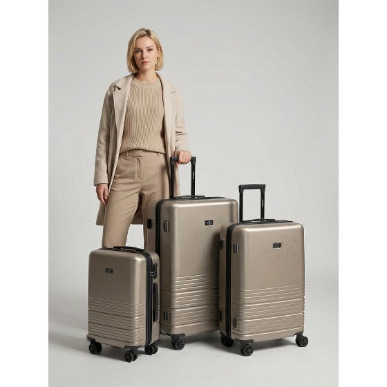 camel active Hanoi 4 wheels Suitcase set 3-piece with expansion pleat