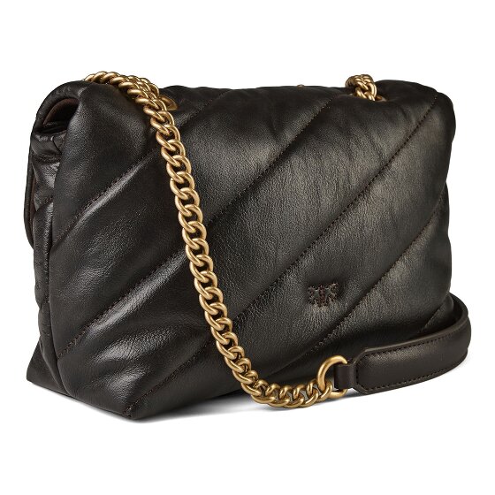 PINKO Love Puff Mini Shoulder Bag Genuine Leather 23 cm