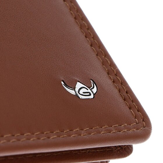 Golden Head Polo Wallet RFID protection Genuine Leather 10 cm