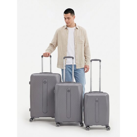 Worldpack Modul 4 wheels Suitcase set 3-piece