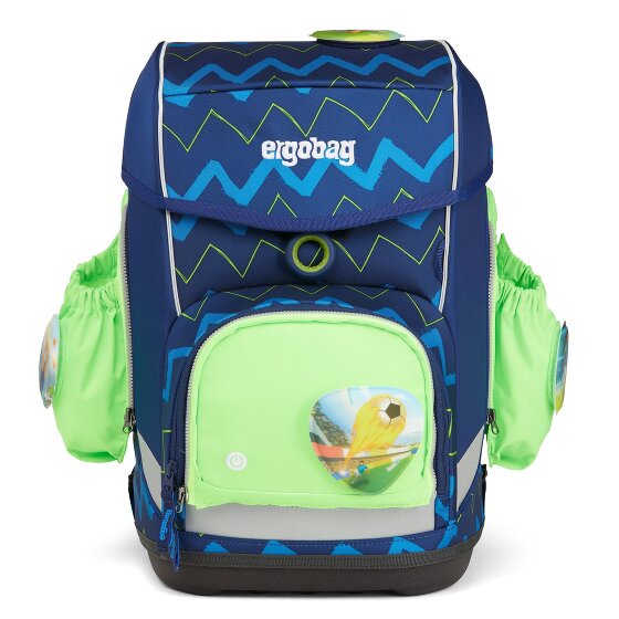 ergobag Accessories Fluo Led Side Pockets Safety Set 3pcs.