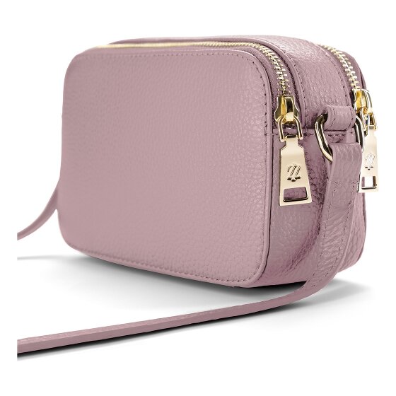 Lazarotti Bologna Leather Shoulder Bag Camera Bag Leather Double-Zip 18 cm