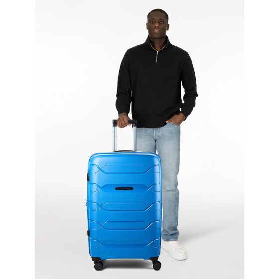 Polestream Strz by Asteroid 4 wheels Trolley L 74 cm with expansion pleat