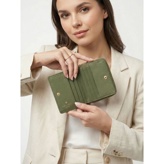 Lazarotti Bologna Leather Medium Zip-Around Wallet Leather 10 cm
