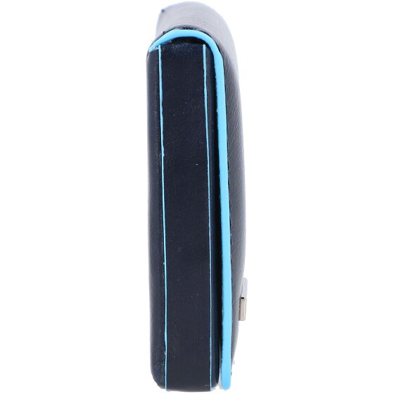 Piquadro Blue Square Business card case Genuine Leather 10 cm