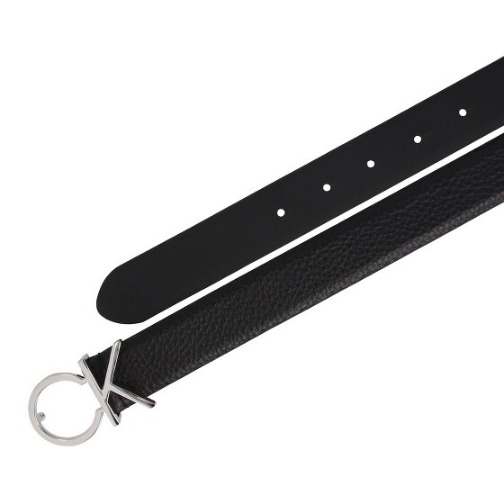 Calvin Klein CK Logo Belt Leather