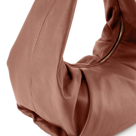LES VISIONNAIRES Greta Shoulder Bag Genuine Leather 37 cm