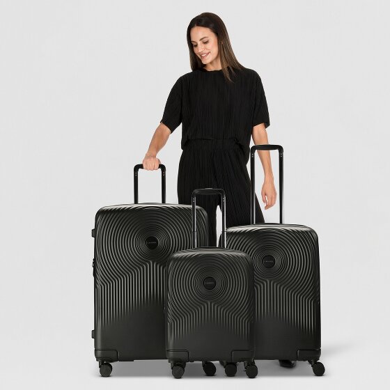 Gabol Radar 4 wheels Suitcase set 3-piece with expansion pleat