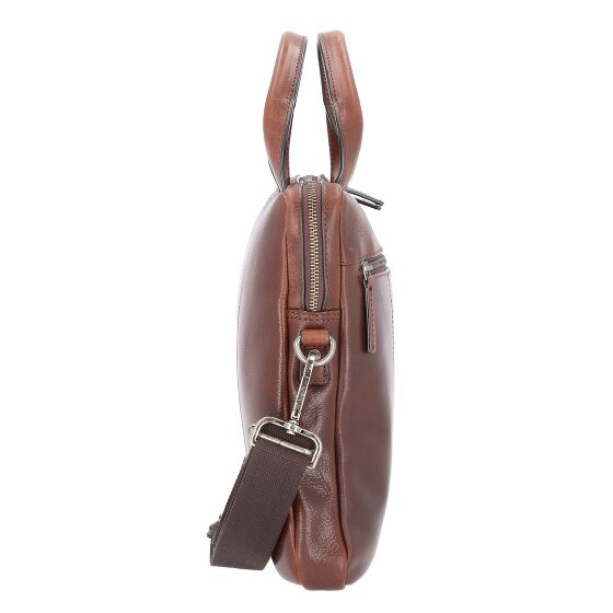 Leonhard Heyden Roma briefcase leather 38 cm laptop compartment