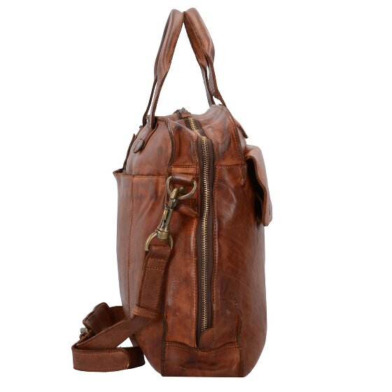 Harold's Saddle briefcase leather 41 cm laptop compartment