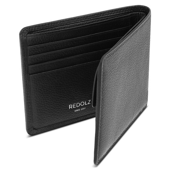 Redolz Leather Essentials QF RFID Leather Wallet, 11.5 cm