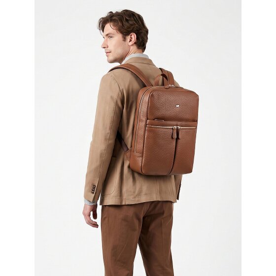 Braun Büffel Hanna Business backpack M Genuine Leather 40 cm Laptop compartment