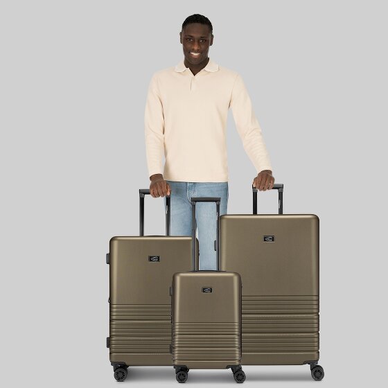 camel active Hanoi 4 wheels Suitcase set 3-piece with expansion pleat