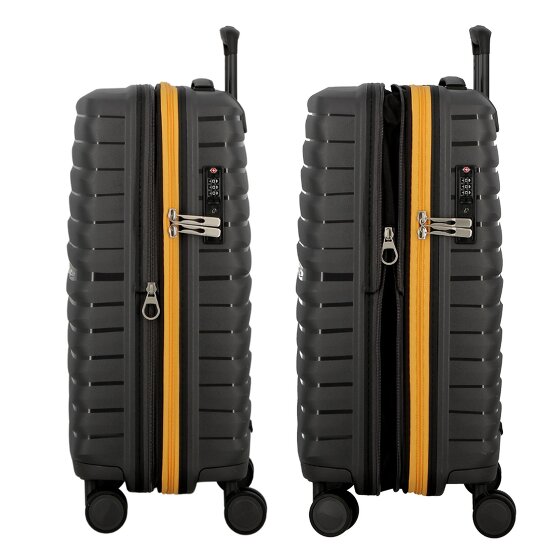 Jump Xwave 4 wheels Cabin trolley 55 cm with expansion pleat