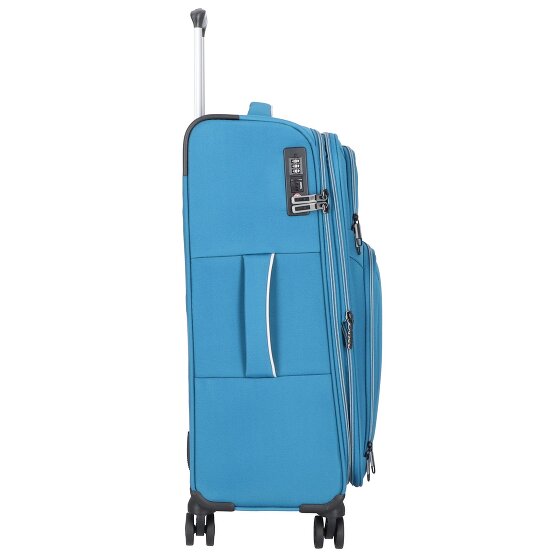 d&n Travel Line 9204 4 wheels Suitcase set 3-piece with expansion pleat