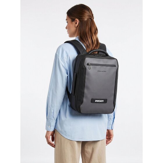 Piquadro Rover Travel Backpack with RFID Protection and 40 cm Laptop Compartment