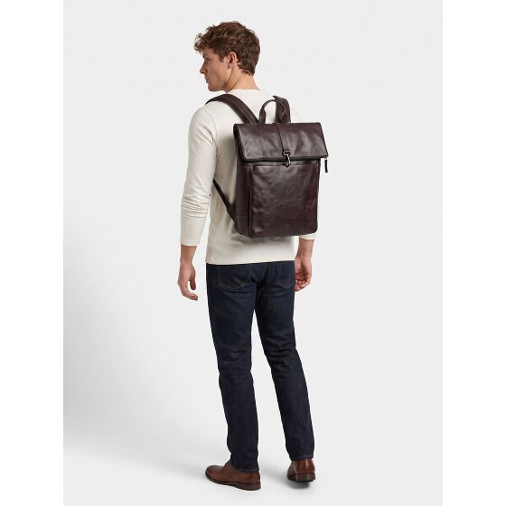 Jost London Daypack Genuine Leather 44 cm Laptop compartment