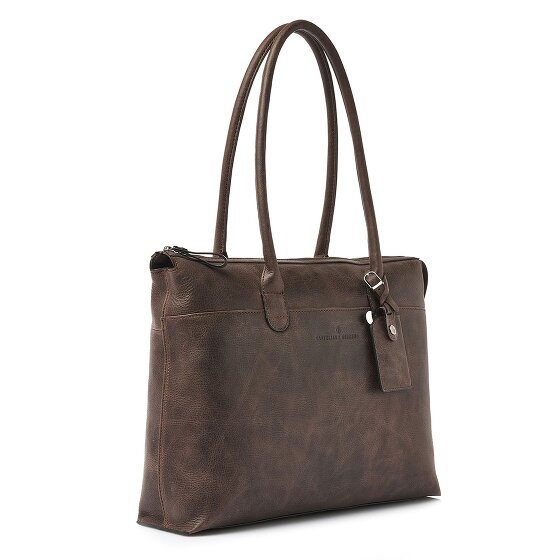 Castelijn & Beerens Carisma shoulder bag RFID leather 40 cm laptop compartment