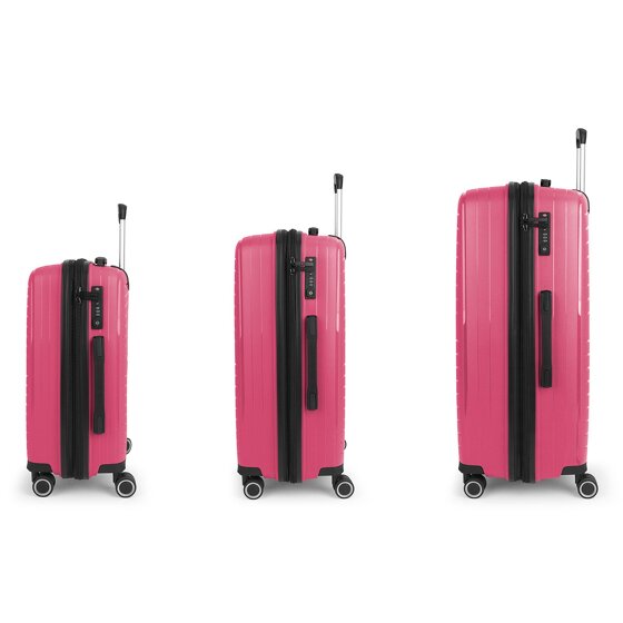 Gabol Shinyuu 4 wheels Suitcase set 3-piece with expansion pleat