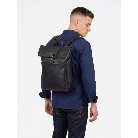 Jost Glasgow Daypack RFID protection Genuine Leather 42 cm Laptop compartment