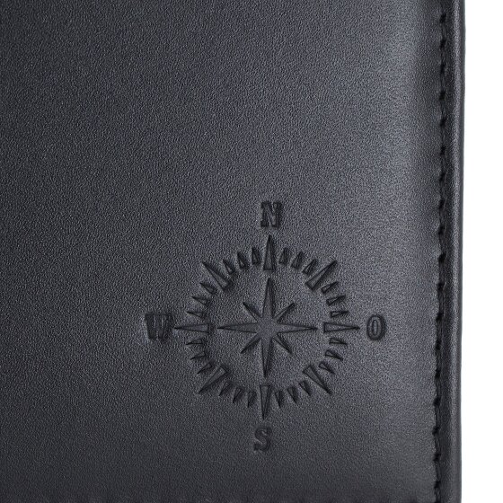 oxmox Leather Wallet RFID protection Genuine Leather 12 cm