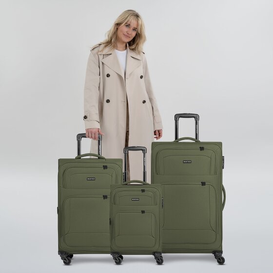 Smartbox Edition 04 4 wheels Suitcase set 3-piece with expansion pleat