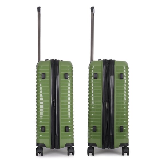 Stratic Bright+ 4 wheels Trolley M 66 cm with expansion pleat