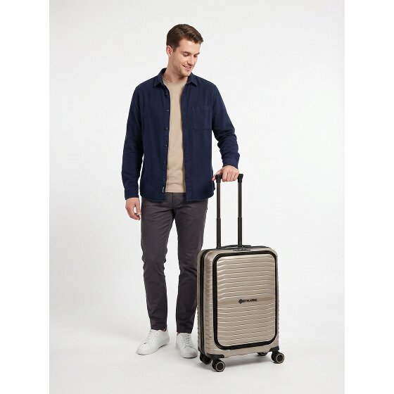 Stratic Bright + 4 wheels Cabin suitcase 55 cm Laptop compartment