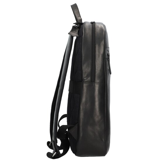 Greenburry Pure Black Daypack Leather 46 cm Laptop compartment