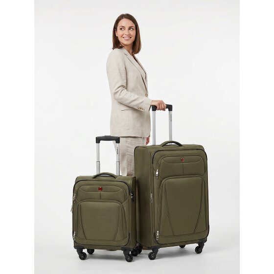 Wenger Beaumont 4-wheel Suitcase Set (S+L) expandable gusset