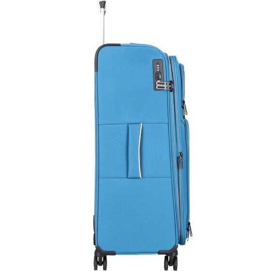 d&n Travel Line 9204 4 wheels Trolley L 76 cm with expansion pleat