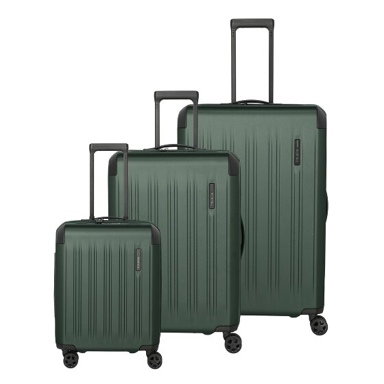 Travelite Dynamiic 4 wheels Suitcase set 3-piece with expansion pleat