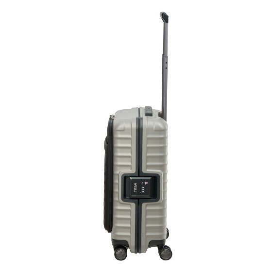 Titan Litron Frame 4 wheels Cabin trolley 55 cm Laptop compartment