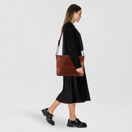 Greenburry Vintage Briefcases Messenger Leather 40 cm Laptop compartment