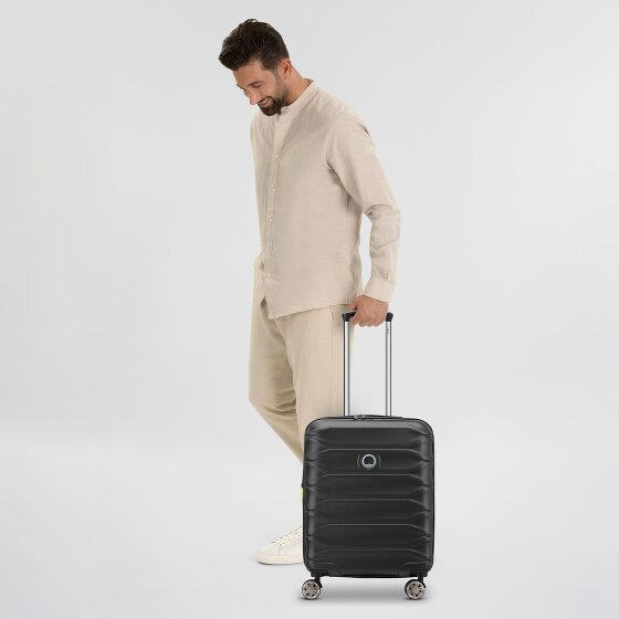 Delsey Paris Meteor 4 wheels Cabin trolley 55 cm with expansion pleat