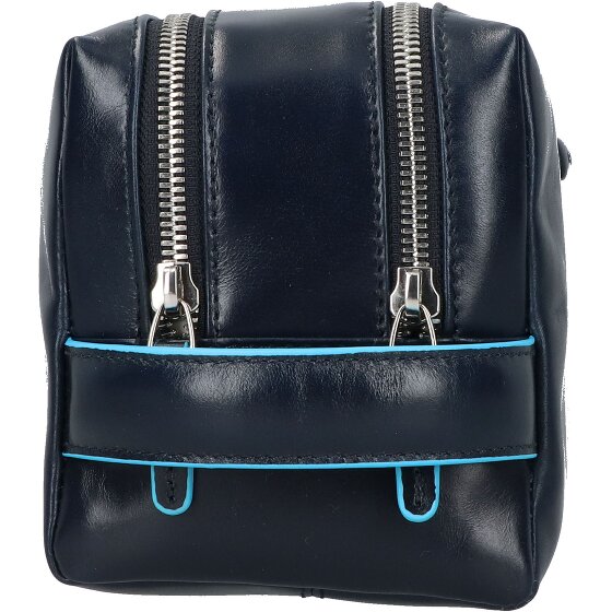 Piquadro Blue Square Toiletry bag Genuine Leather 25 cm