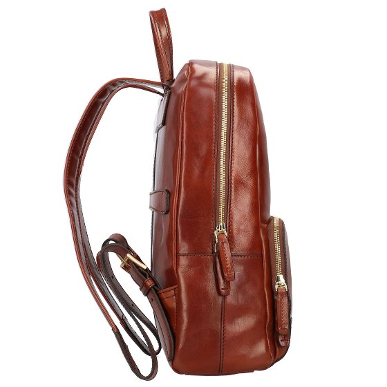 The Bridge Vespucci backpack leather 41 cm laptop compartment